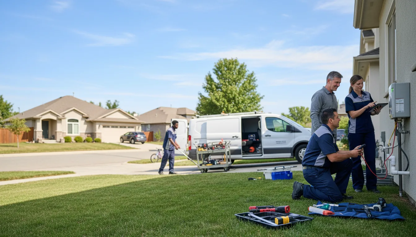 Tankless water heater service in Oak City, UT